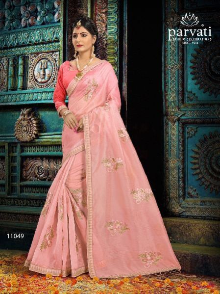 Parvati Organza mania vol 1 Organza Sarees Catalog