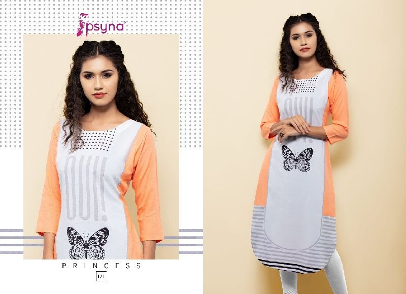 Psyna Princess 12 Rayon Kurti