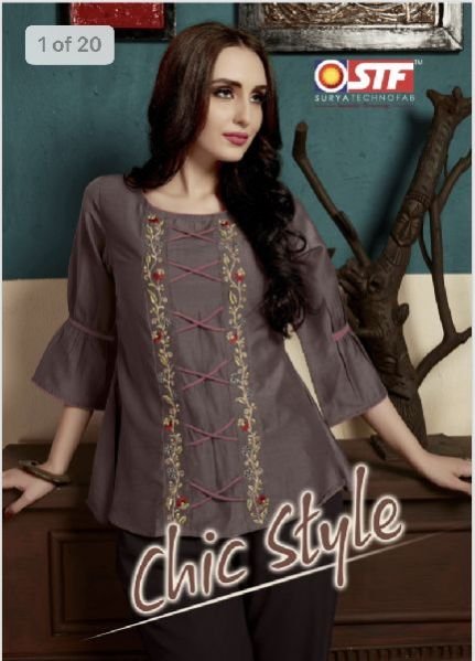 STF chic style modal viscose Tops Catalog