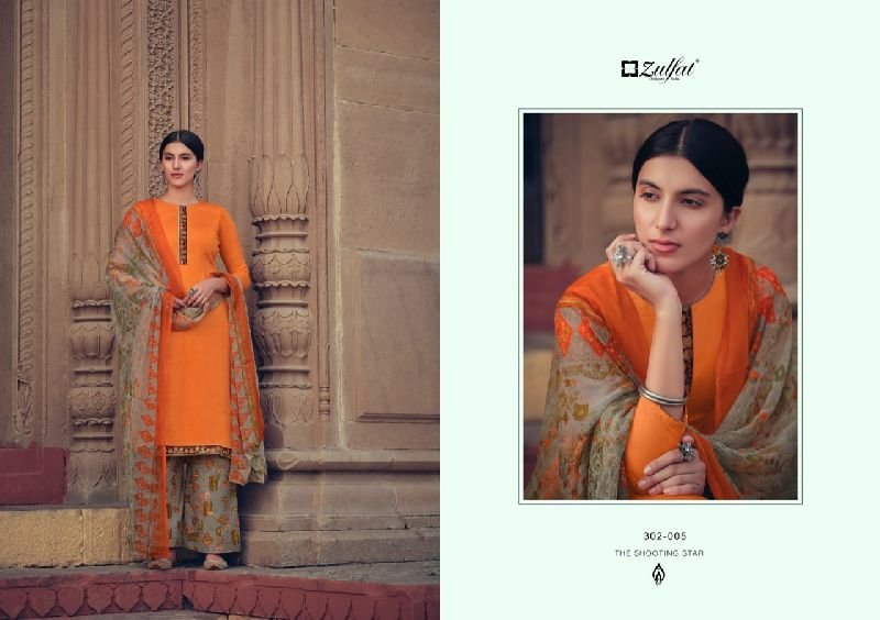 Zulfat Designer Suits Husna e patiala jam cotton Salwar Kameez Catalog