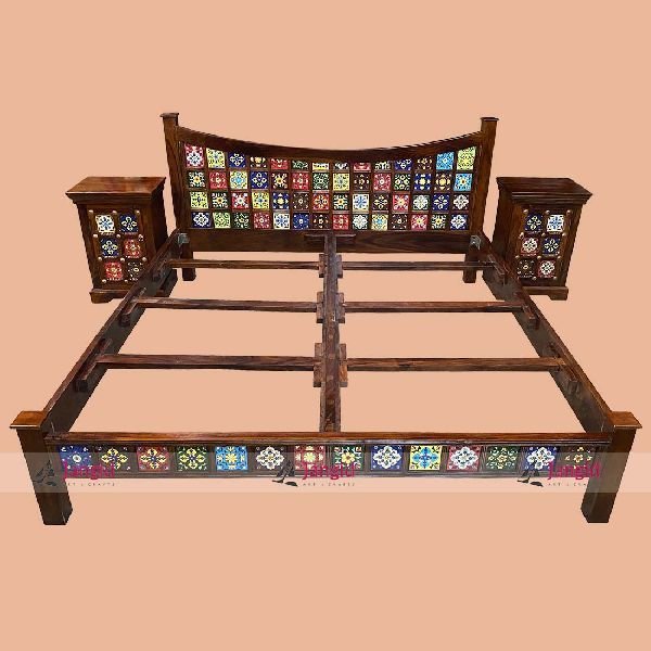 Colorful Ceramic Tile Bedroom Set