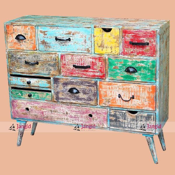 Distress Wooden Chest of Drawer