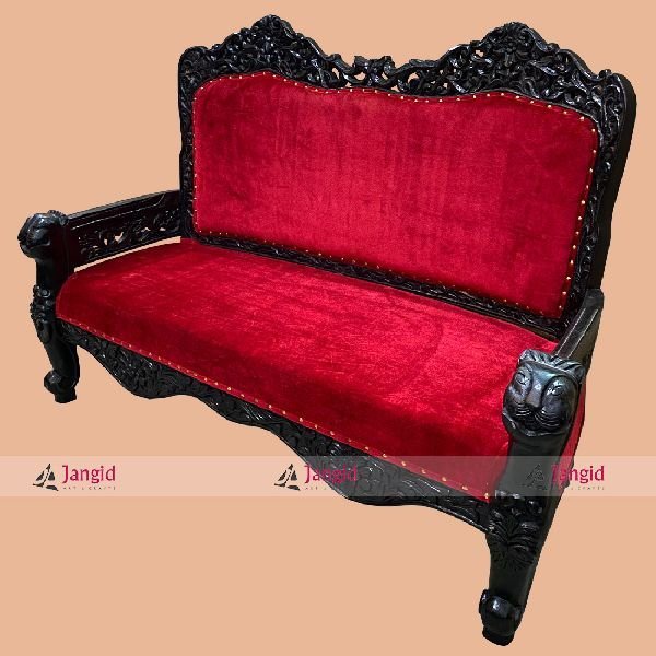 Indian Living Room Hand Carved Luxury Sofa Design