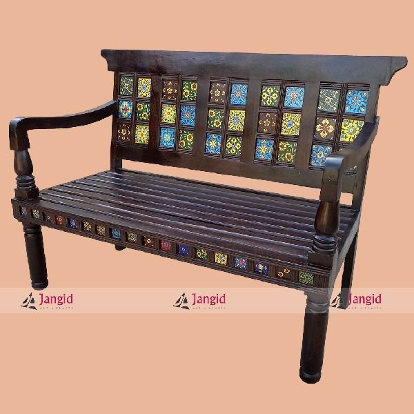 Indian Sheesham Wooden Bench for Living Room