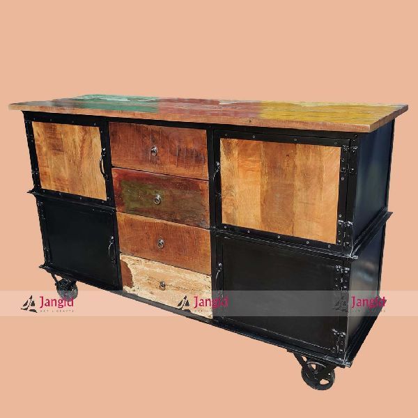 Industrial Designer Metal Sideboard