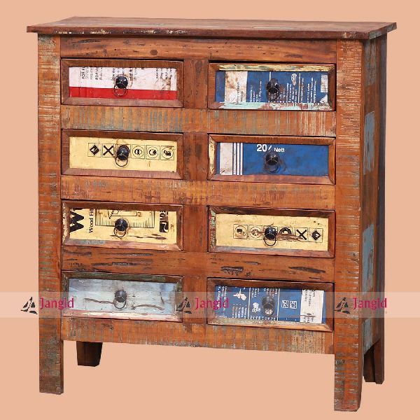 Recycled Wooden Drawer Chest