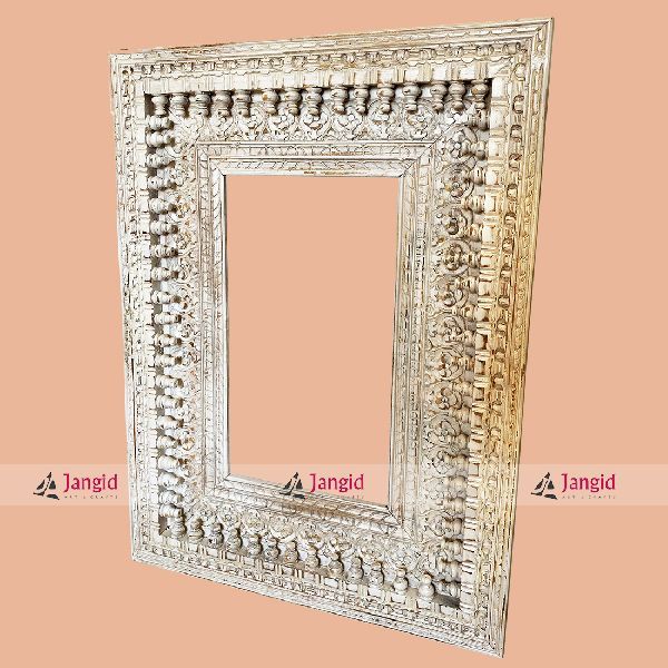 Shabby Chic Carved Wooden Mirror Frame
