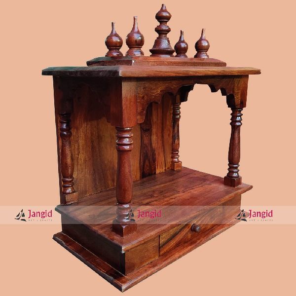 Sheehsam Wooden Mandir Design