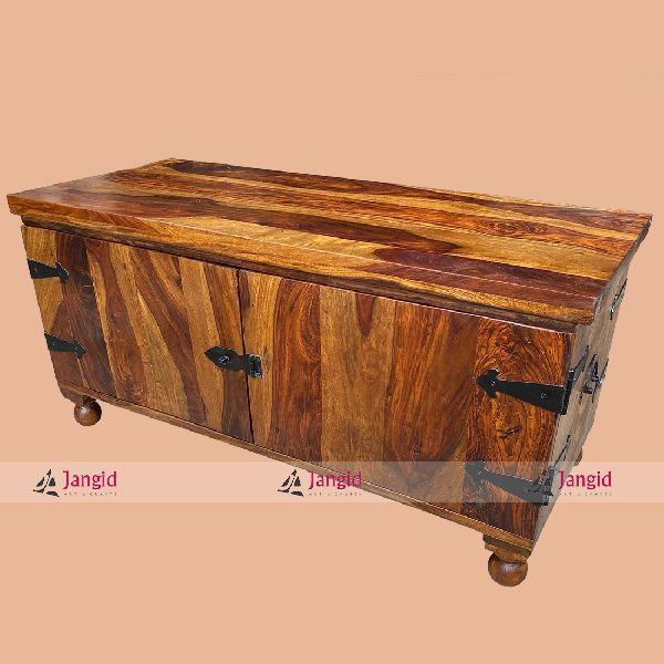 Sheesham Wooden Baul Madera Storage Box