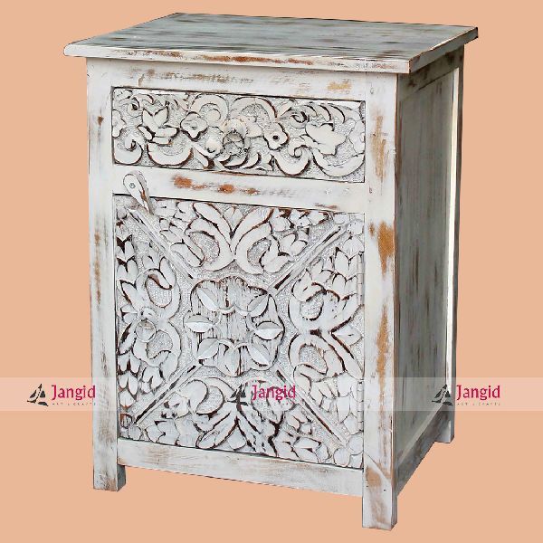 Wooden Hand Made Night Stand Table