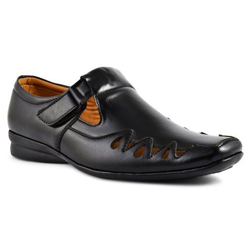 1005 Mens Black Casual Sandal