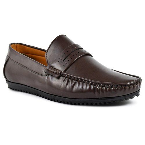 1410 Mens Brown Slip On Shoes
