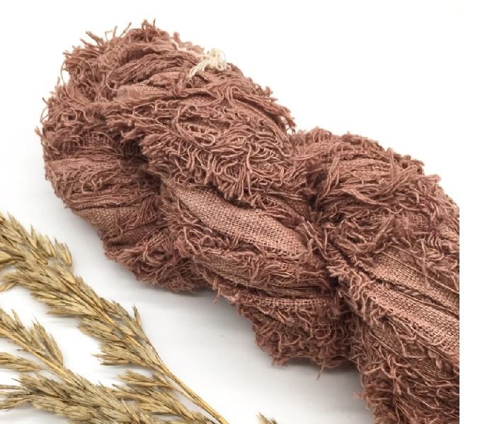 Brown Cotton Frizz Ribbon