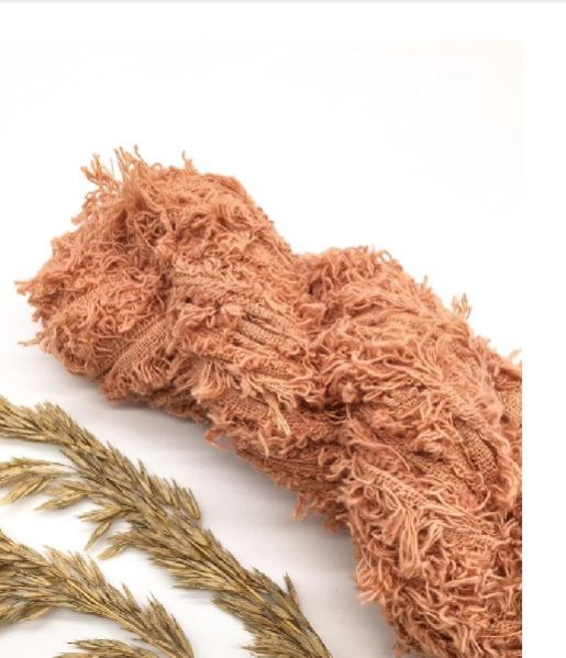 Dusty Orange Cotton Frizz Ribbon