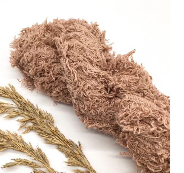 Light Brown Cotton Frizz Ribbon