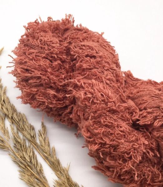 Light Copper Cotton Frizz Ribbon