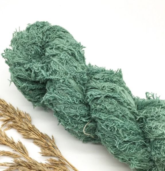 Light Green Cotton Frizz Ribbon