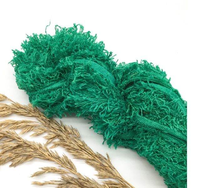 Parrot Green Cotton Frizz Ribbon