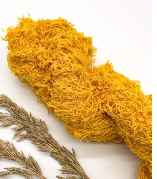 Yellow Cotton Frizz Ribbon