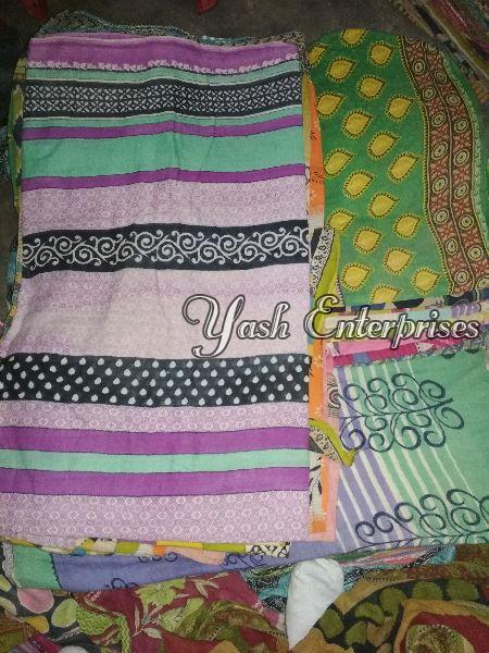 Multicolor Old Cotton Dhoti 03