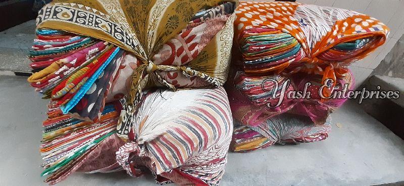 Multicolor Old Cotton Dhoti 07