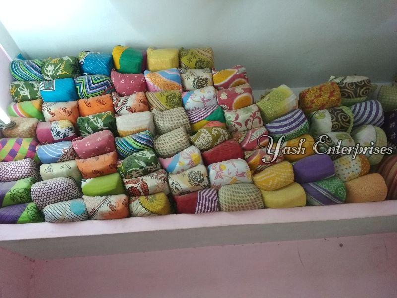 Multicolor Old Cotton Dhoti 09