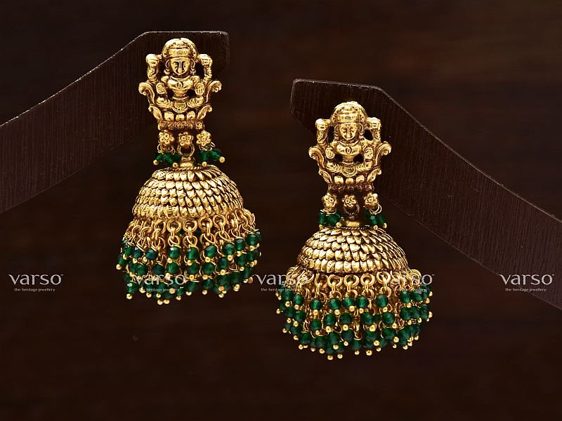 201101A Gold Polish Alloy Earings