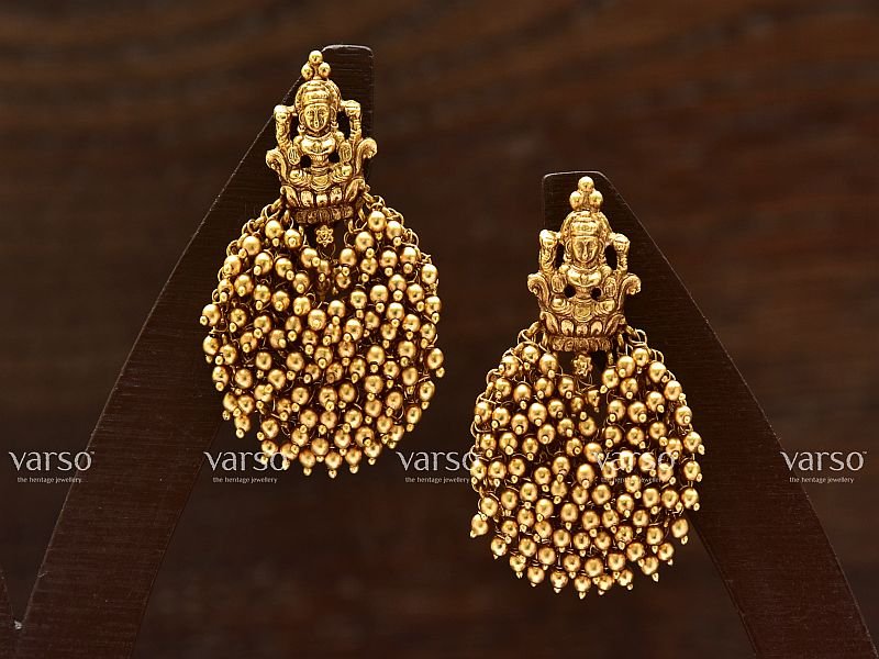 20953 Gold Polish Alloy Earings