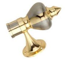 Ring Brass Curtain Bracket