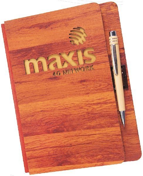 WP-9 Wooden Diary with Pen