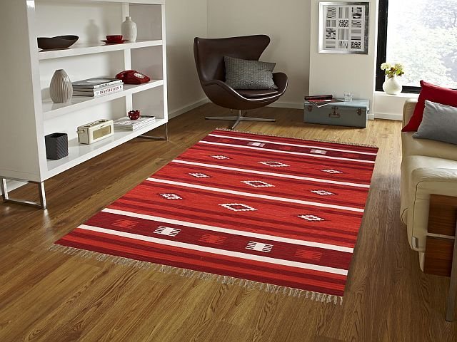 RIS-BTH-6445 Handwoven Cotton Rugs