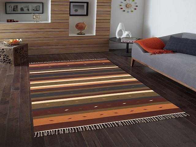 RIS-BTH-6452 Handwoven Cotton Rugs