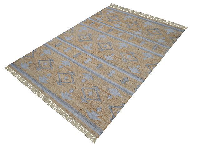 RIS-CPT-61154 Jute PET Handwoven Natural Fiber Jute Rugs