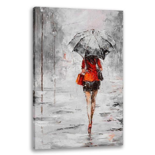 City in the Rain II 13437 | Figurative Painting
