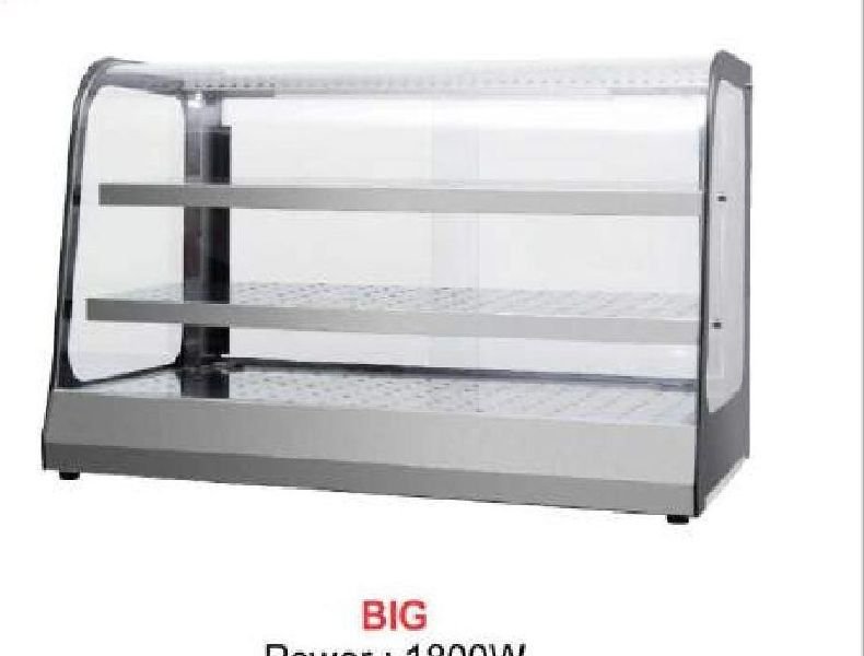 Big Horizontal Round Glass Display Counter