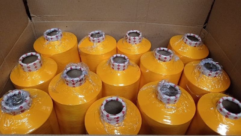 Yellow Polyester Yarn