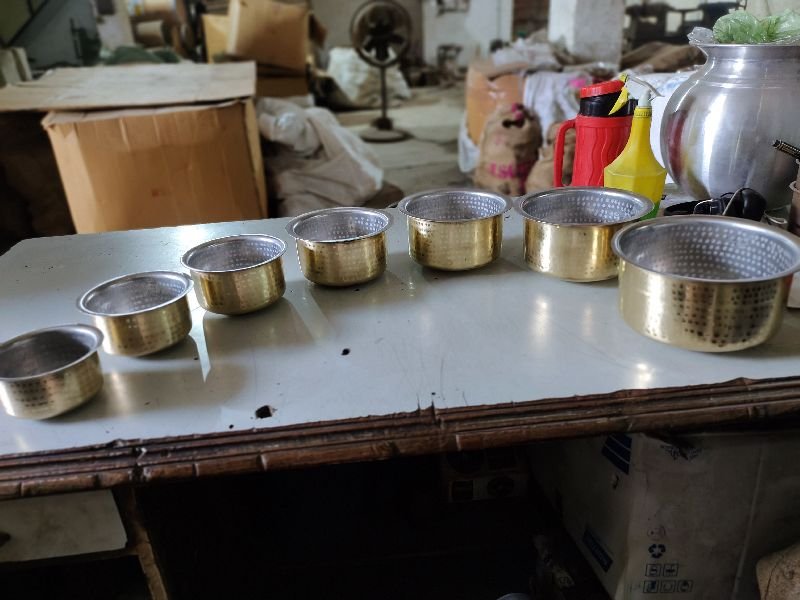 Brass Mathar Tope with Kalai