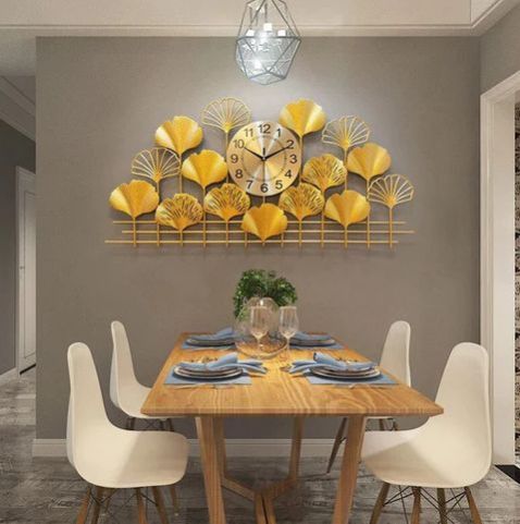 Ginkgo 3D Wall Art Clock