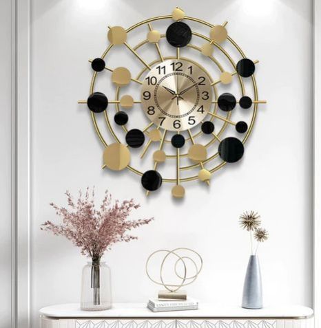 Light Luxury Wall Art Clock