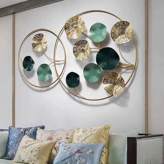 Lotus Leaves Gorgeous Wall Decor
