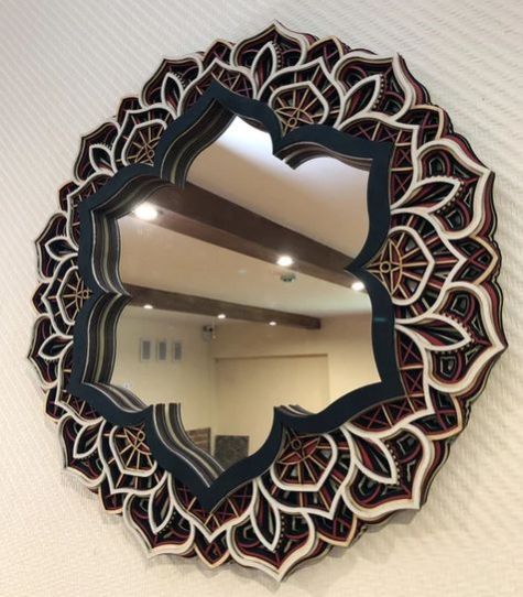 Mirror Mandala Wall Art