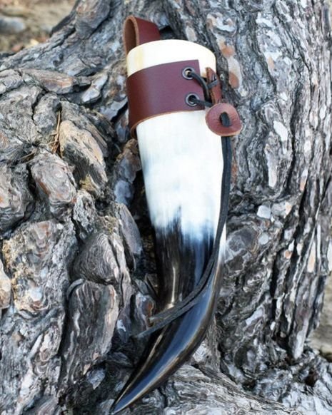 Polished Drinking Horn