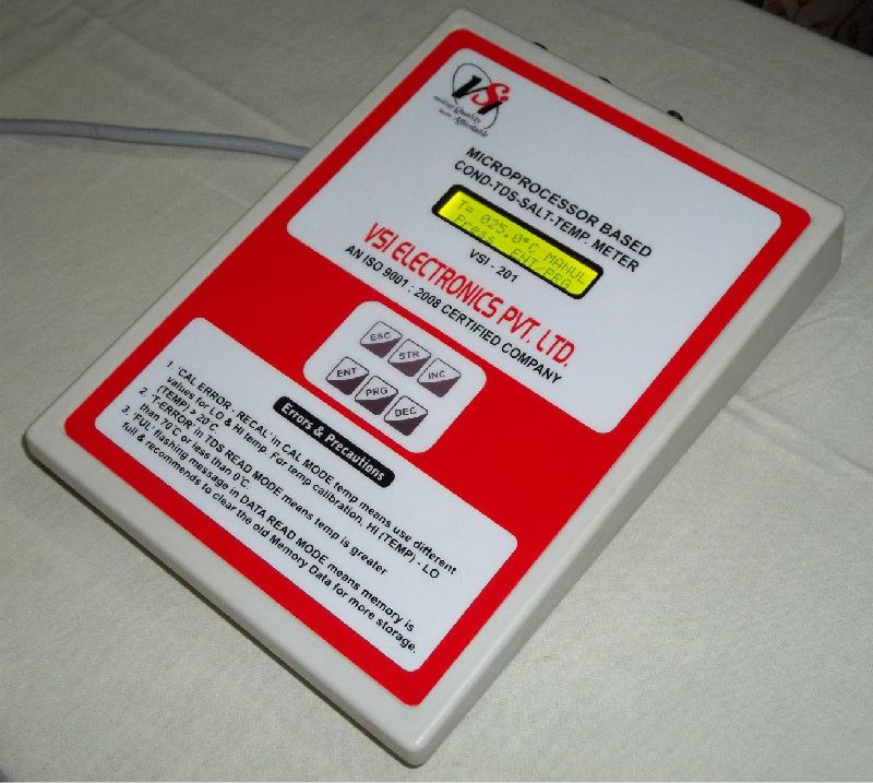 Digital Conductivity Meter VSI-201 Microprocessor Conductivity-TDS-Salt Meter