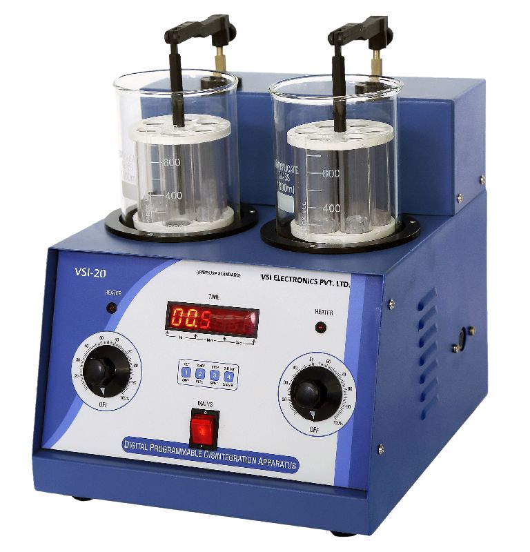 Digital Tablet Disintegration Test Apparatus VSI-20 Digital Programmable Disintegration Apparatus