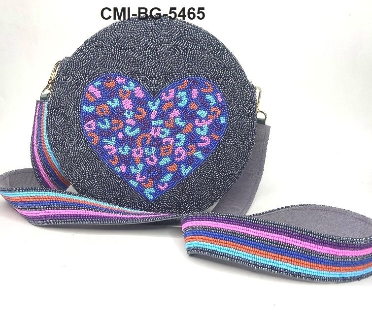 CMI-BG-5465 Beaded Shoulder Bag