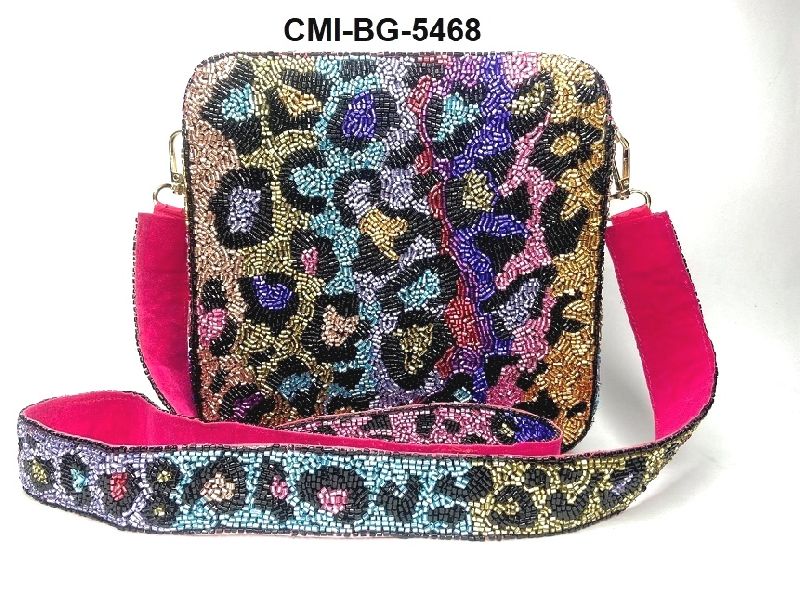 CMI-BG-5468 Beaded Shoulder Bag