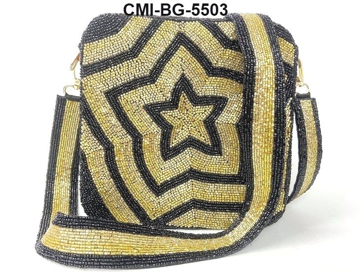 CMI-BG-5503 Beaded Shoulder Bag