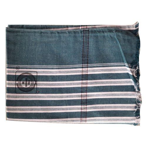 Green Stripped Cotton Towel