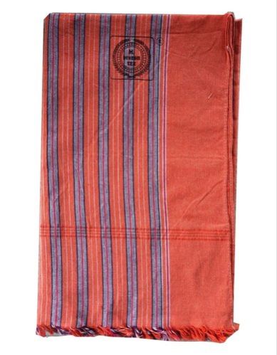 Orange Stripped Cotton Towel