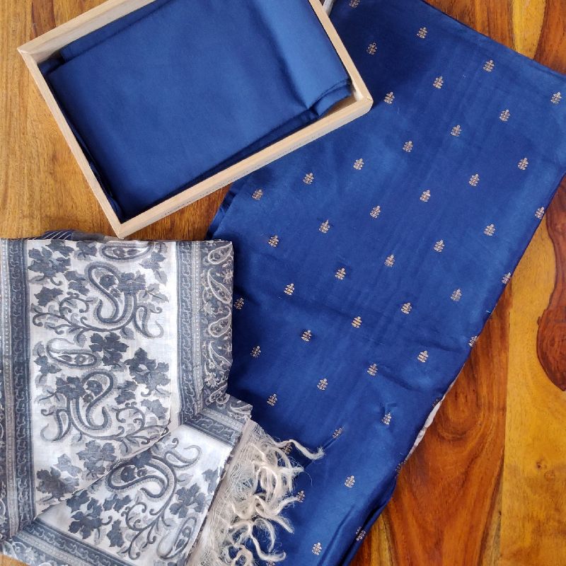 ILA-F-3P-123 Silk Cotton Suit Fabric